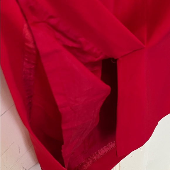 Elegant Red Women's Dress - Picture 6 of 14